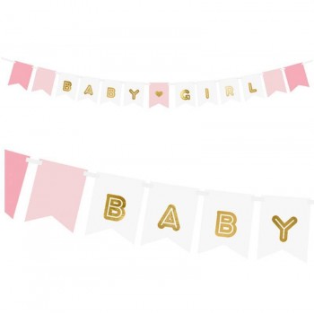 Banderín "Baby Girl"  (1 ud)