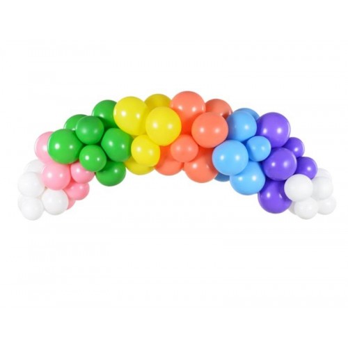 Arco de balões arco-íris 2m
