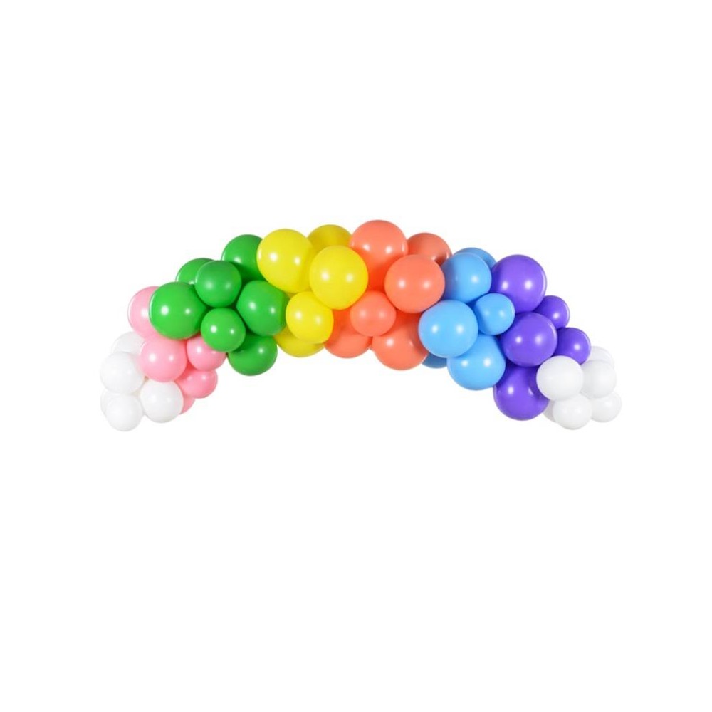 Arco de balões arco-íris 2m