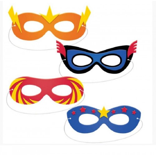 Máscaras Superhero Party (4 uds)