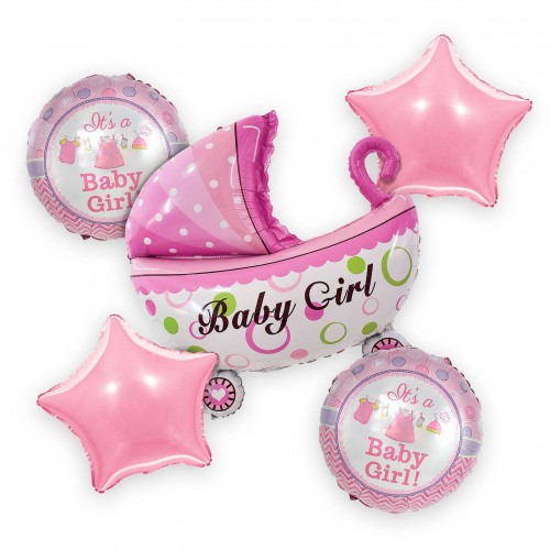 Kit Balões Baby Girl