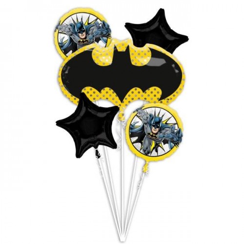 Kit globos foil Batman  (5 uds)