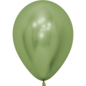 Balões Reflex Verde Limão (50 uds)