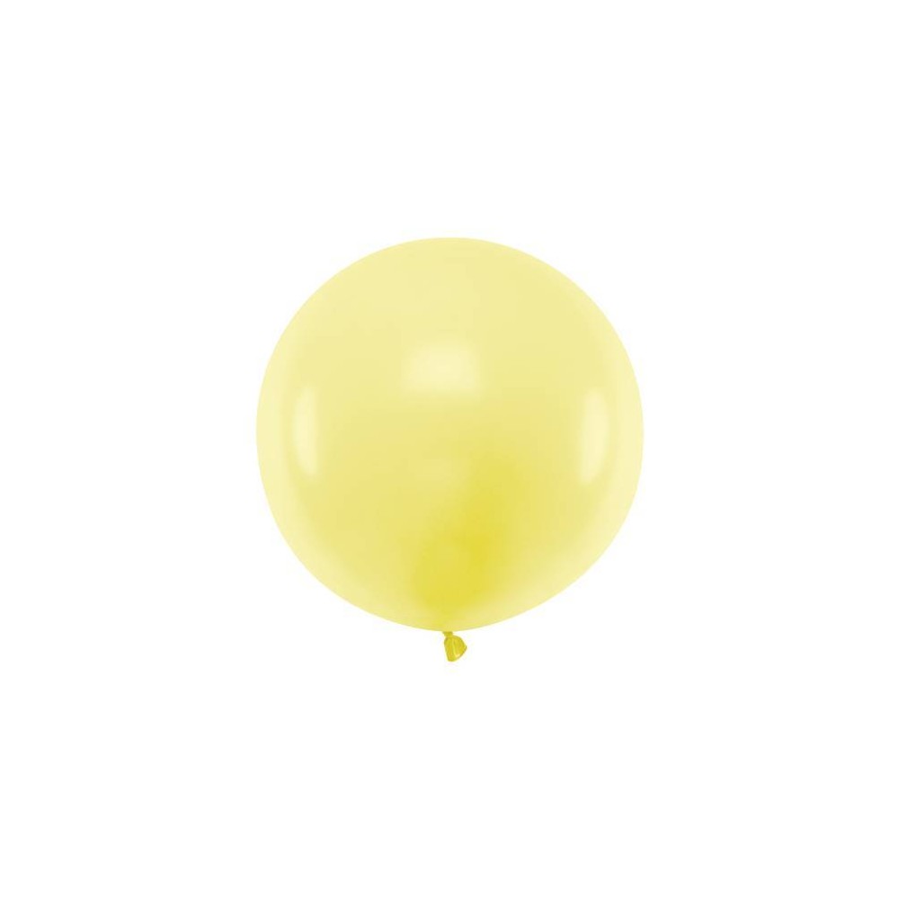Balão Amarelo Claro Pastel 60 cm(1 ud)