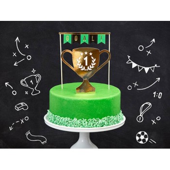 Decoração de Topo Bolo Futebol (2 uds)