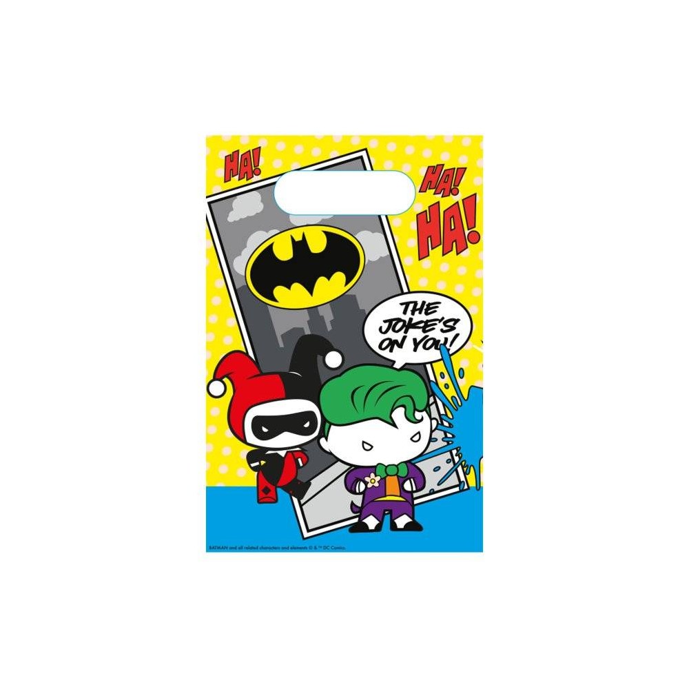 Sacos Surpresa Batman e Coringa Comic (8 uds)