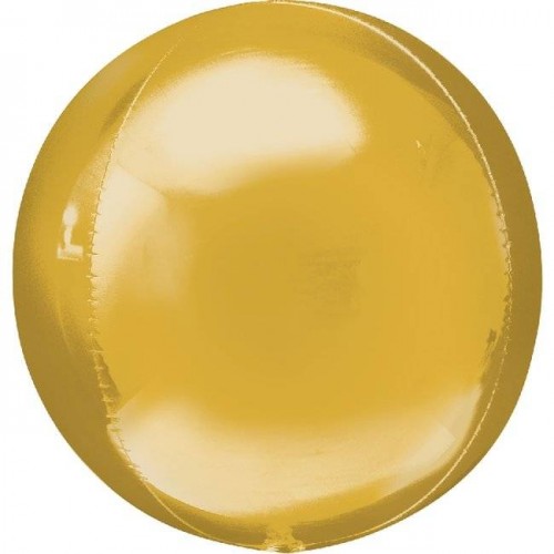 Balão Orbz Dourado 38x40 cm 