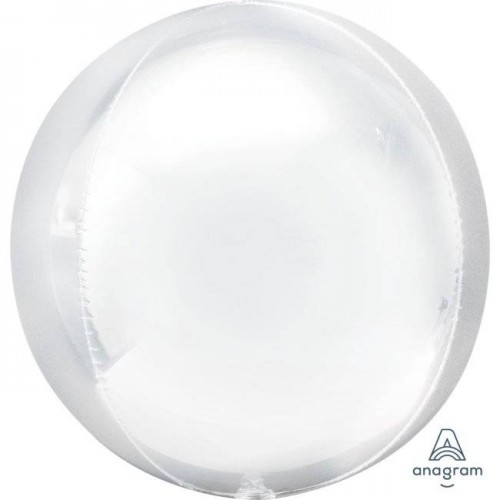 Balão Orbz Branco 38x40 cm