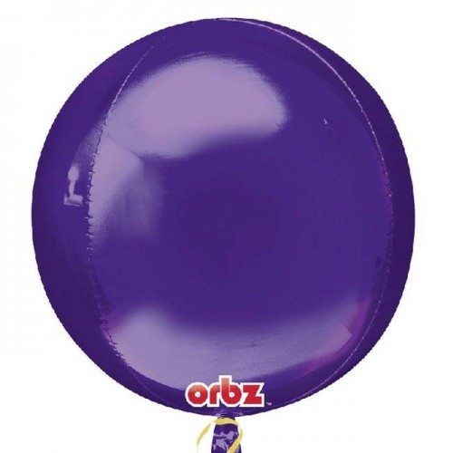 Globo Orbz Púrpura 38x40 cm (1 ud)