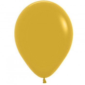 Globos Mostaza Sólido Fashion (50 uds)