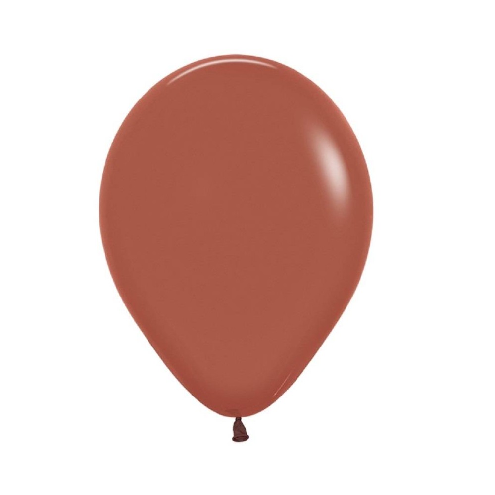 Balões Terracota fashion solido (50 uds)
