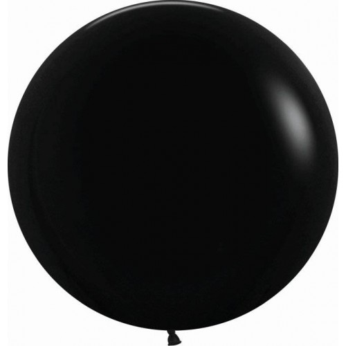 Balão Preto Fashion 60 cm (1 ud)