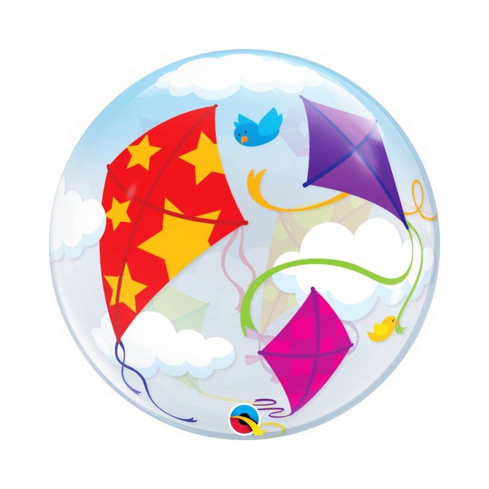 Balão bubble Pipas em vôo 