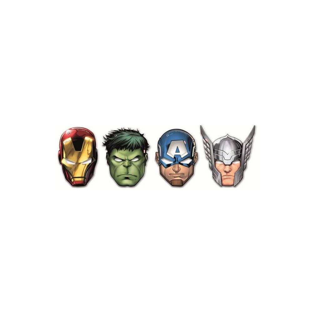 Máscaras Avengers (6 uds)